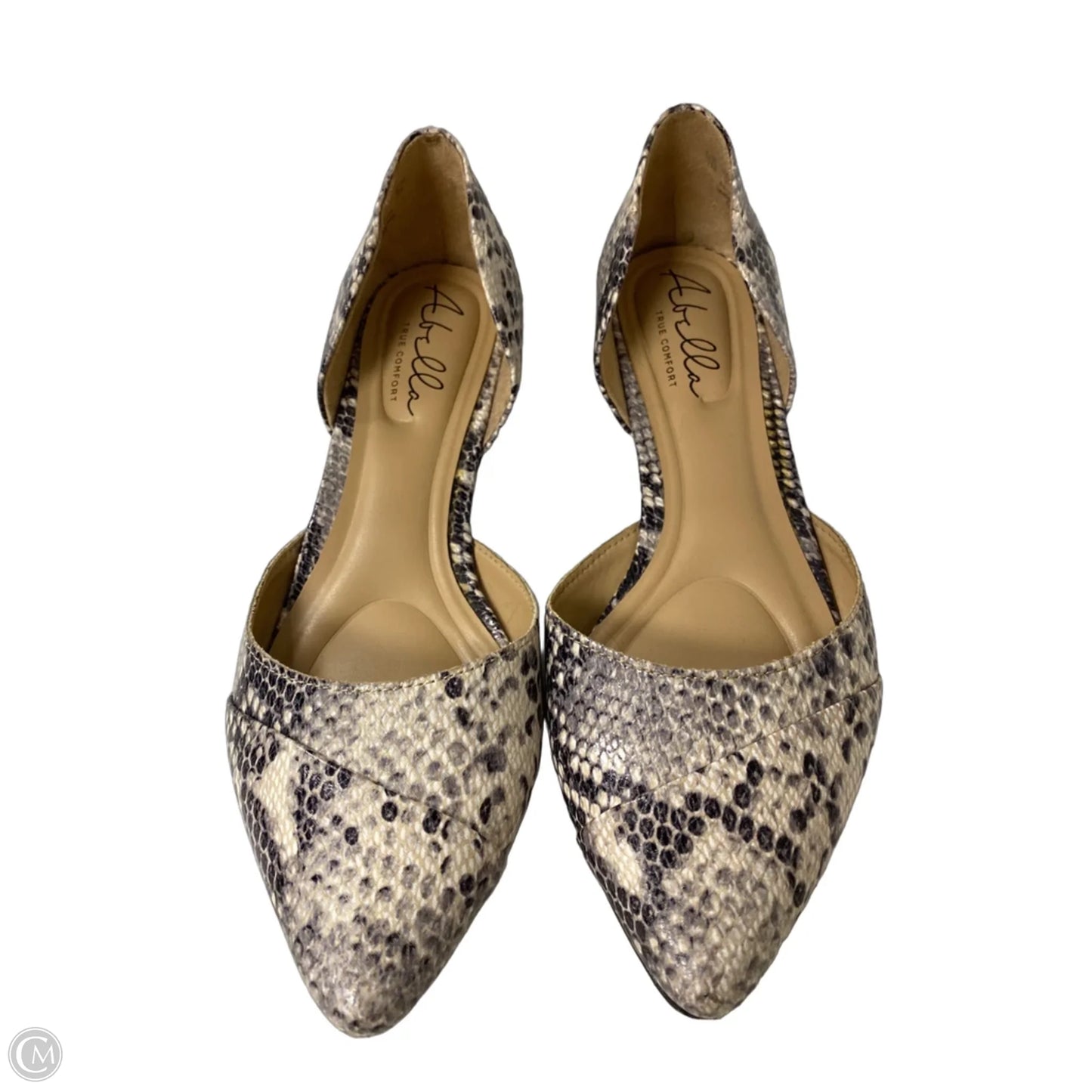 Shoes Flats By Abella In Snakeskin Print, Size: 7