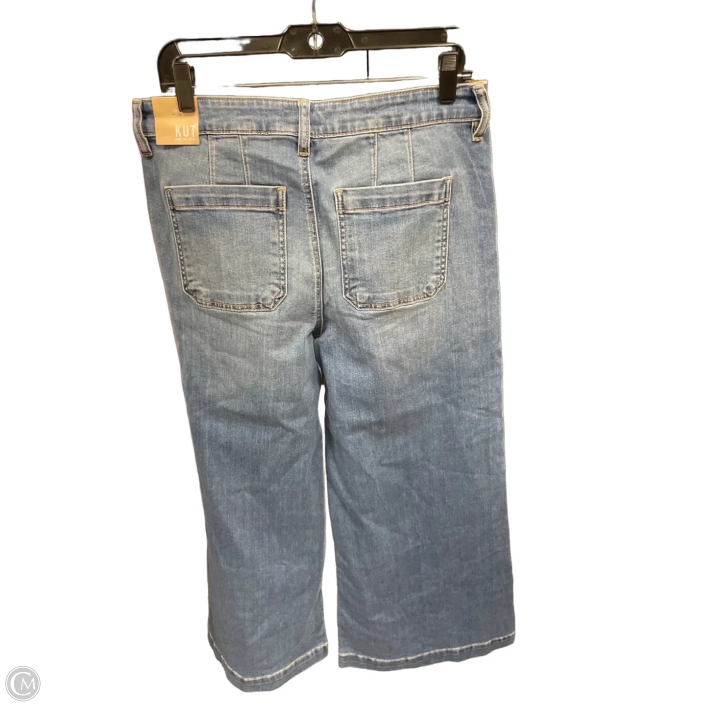 Jeans Wide Leg By Kut In Blue Denim, Size: 6