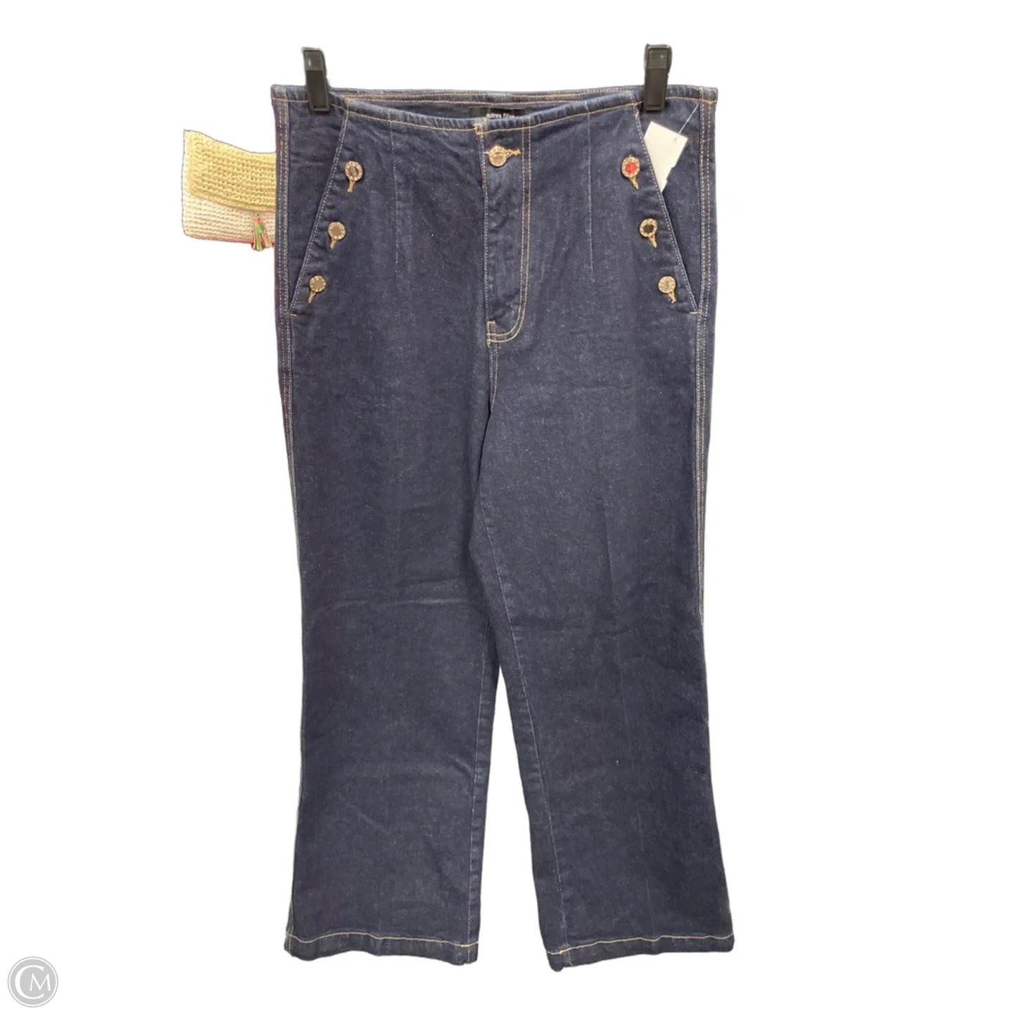 Jeans Wide Leg By Autres Filles In Blue Denim, Size: 10