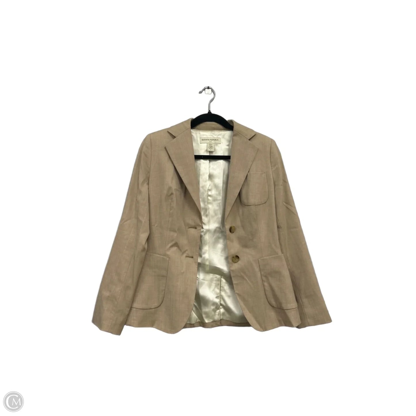 Blazer By Banana Republic In Tan, Size: 2