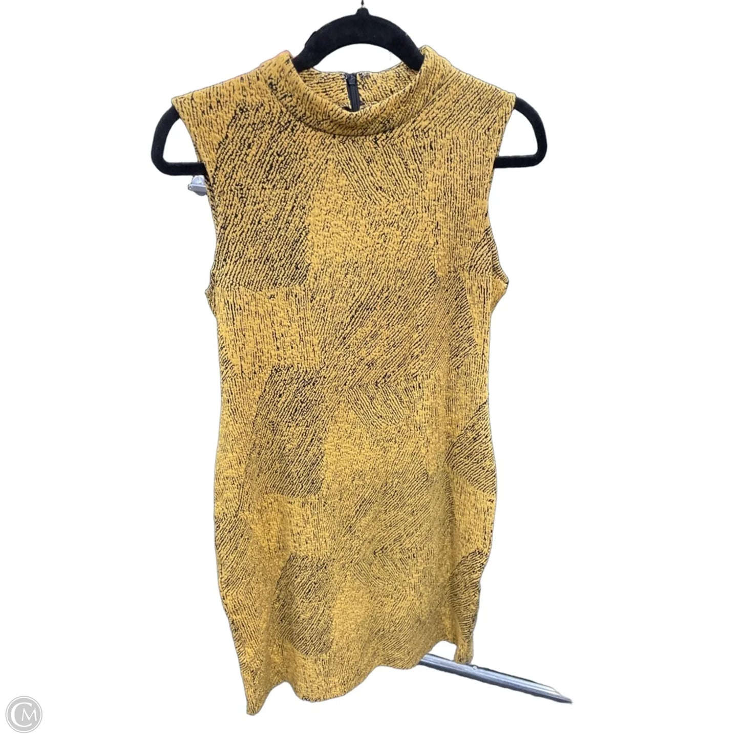 Dress Casual Short By Sharagano In Black & Yellow, Size: 4