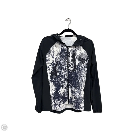 Athletic Jacket By Under Armour In Black & Blue, Size: S