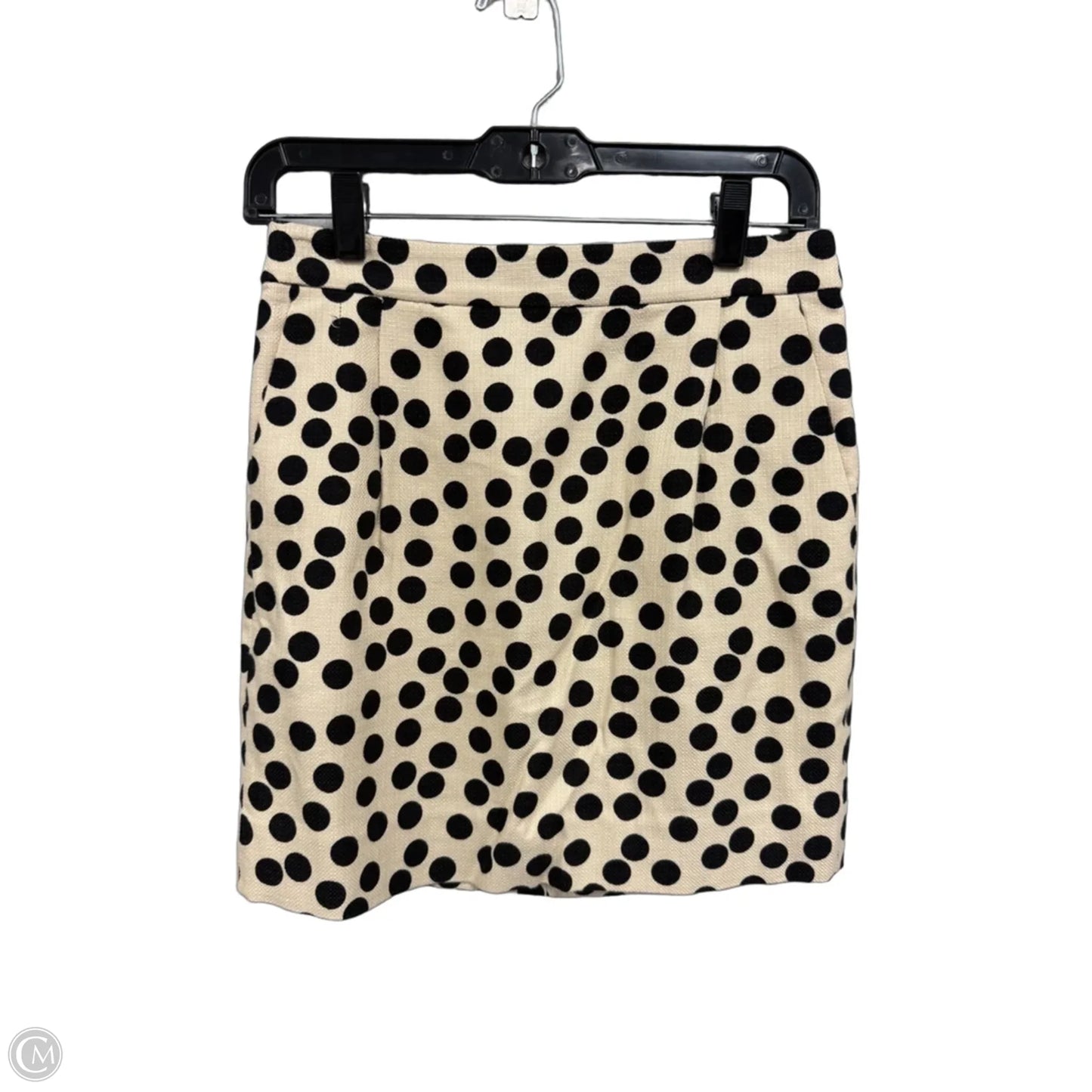 Skirt Mini & Short By J. Crew In Black & Cream, Size: 0