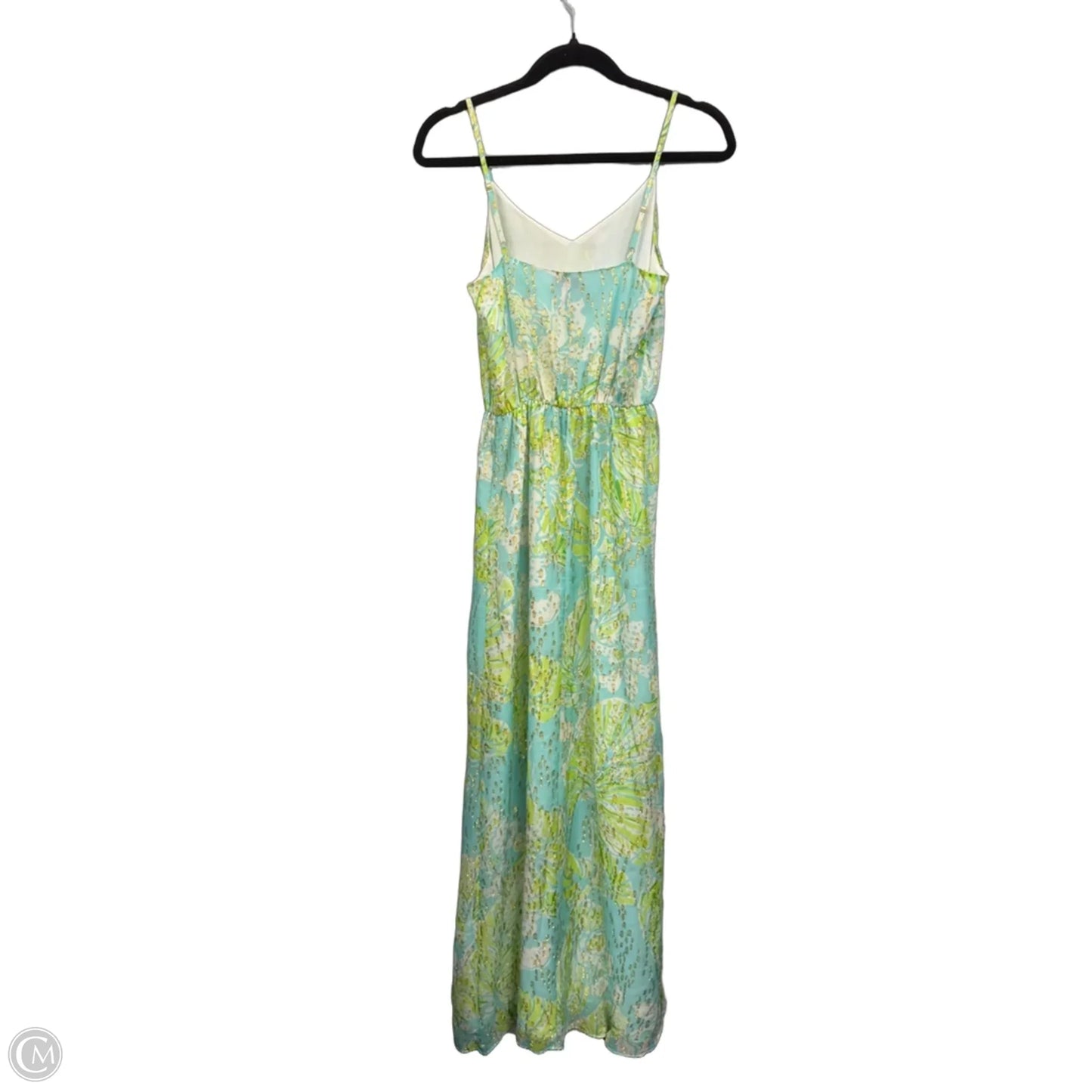 Dress Designer By Lilly Pulitzer In Blue & Green, Size: Xs