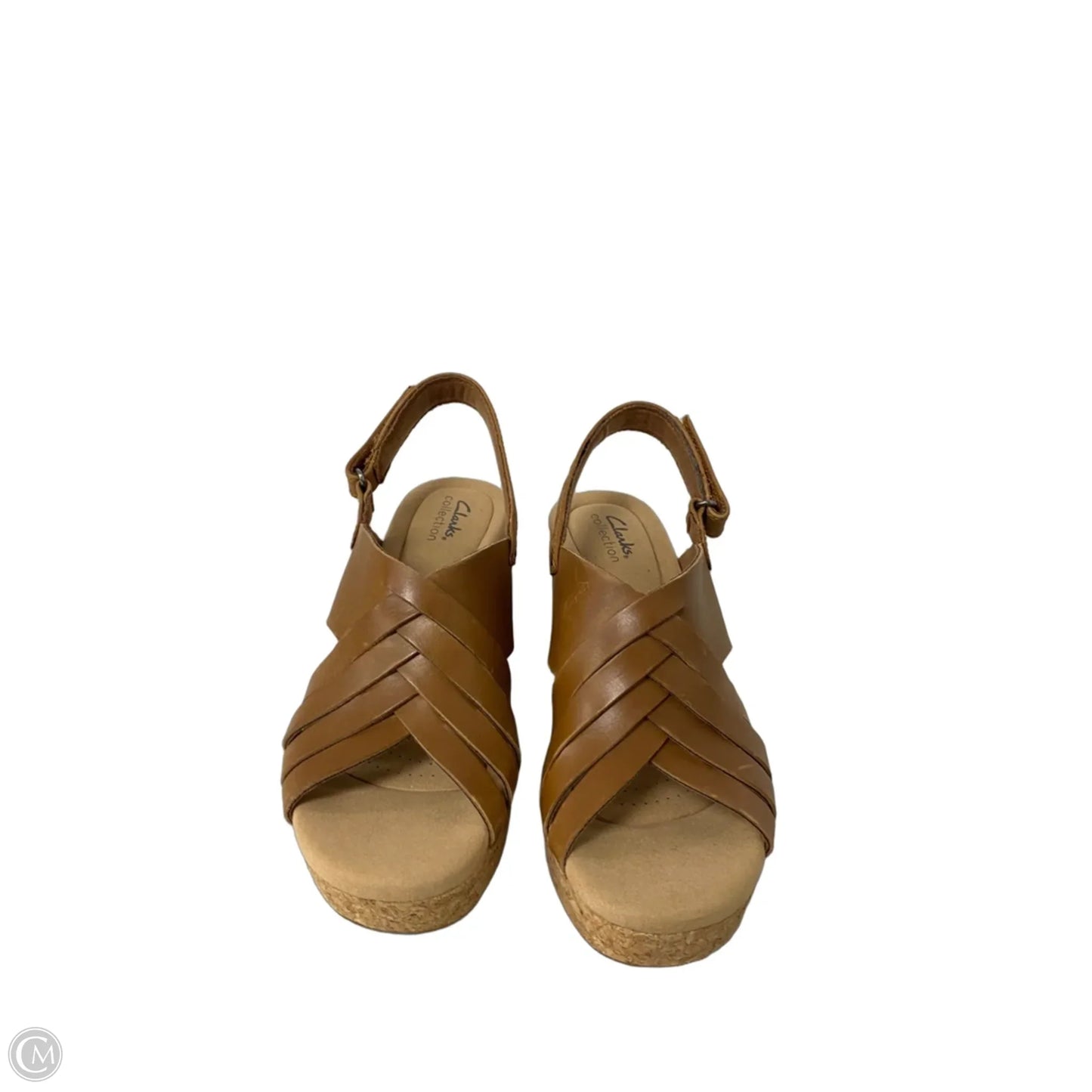 Shoes Heels Platform By Clarks In Tan, Size: 10