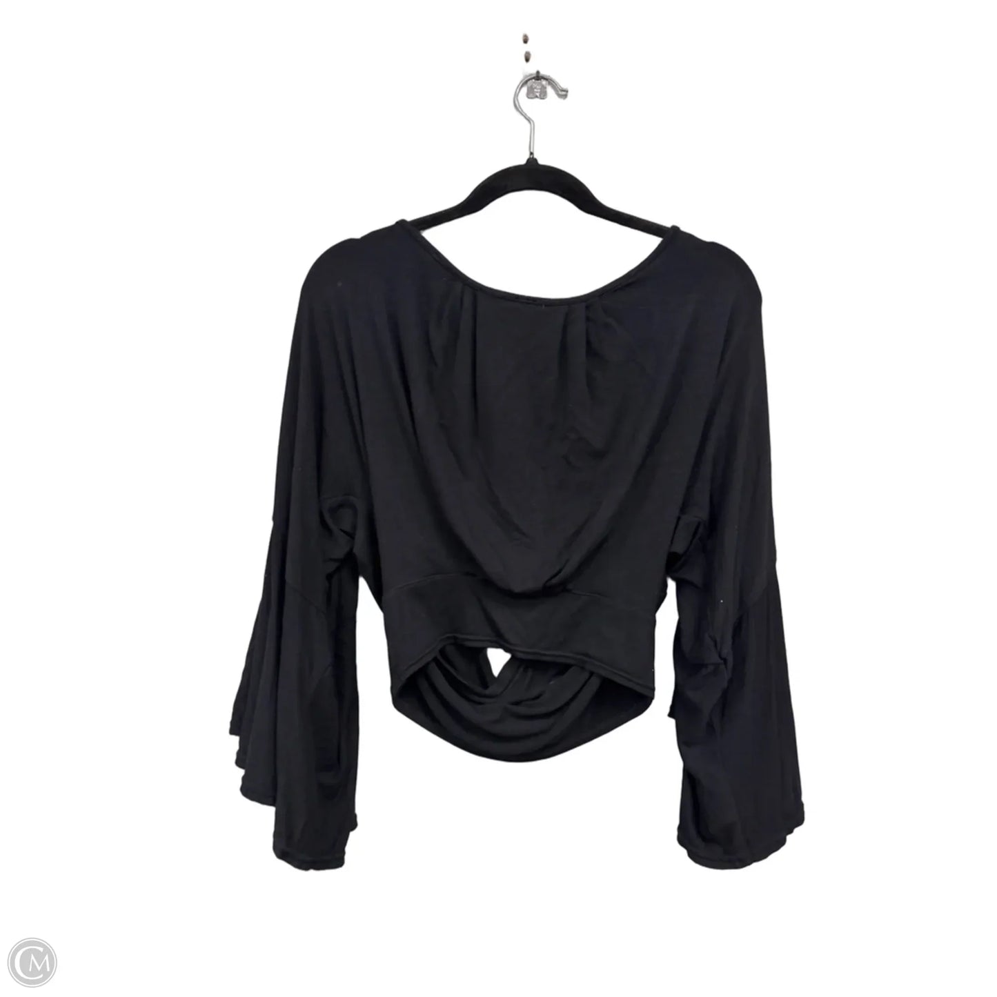 Blouse 3/4 Sleeve By Free People In Black, Size: S
