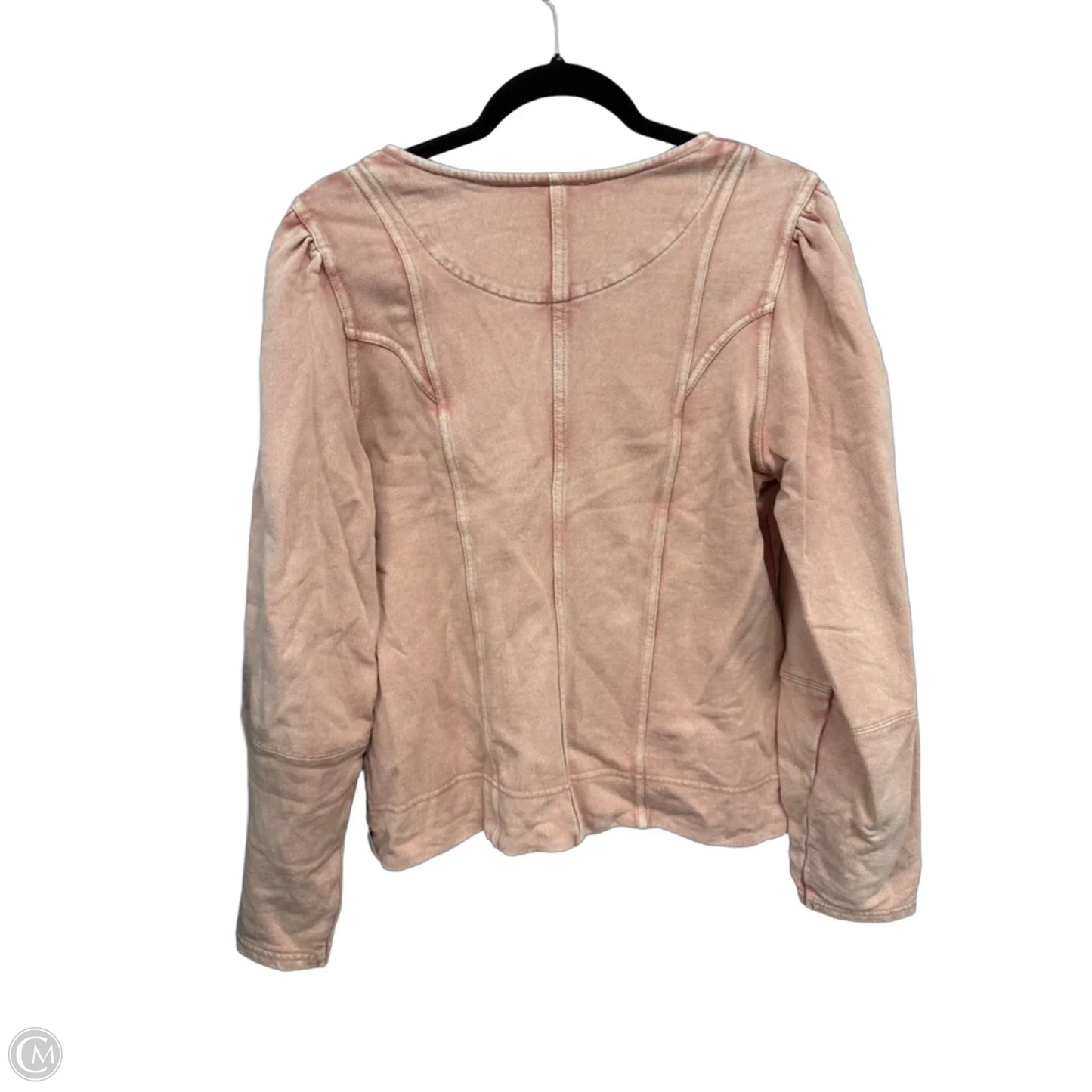 Sweatshirt Collar By Maeve In Pink, Size: M