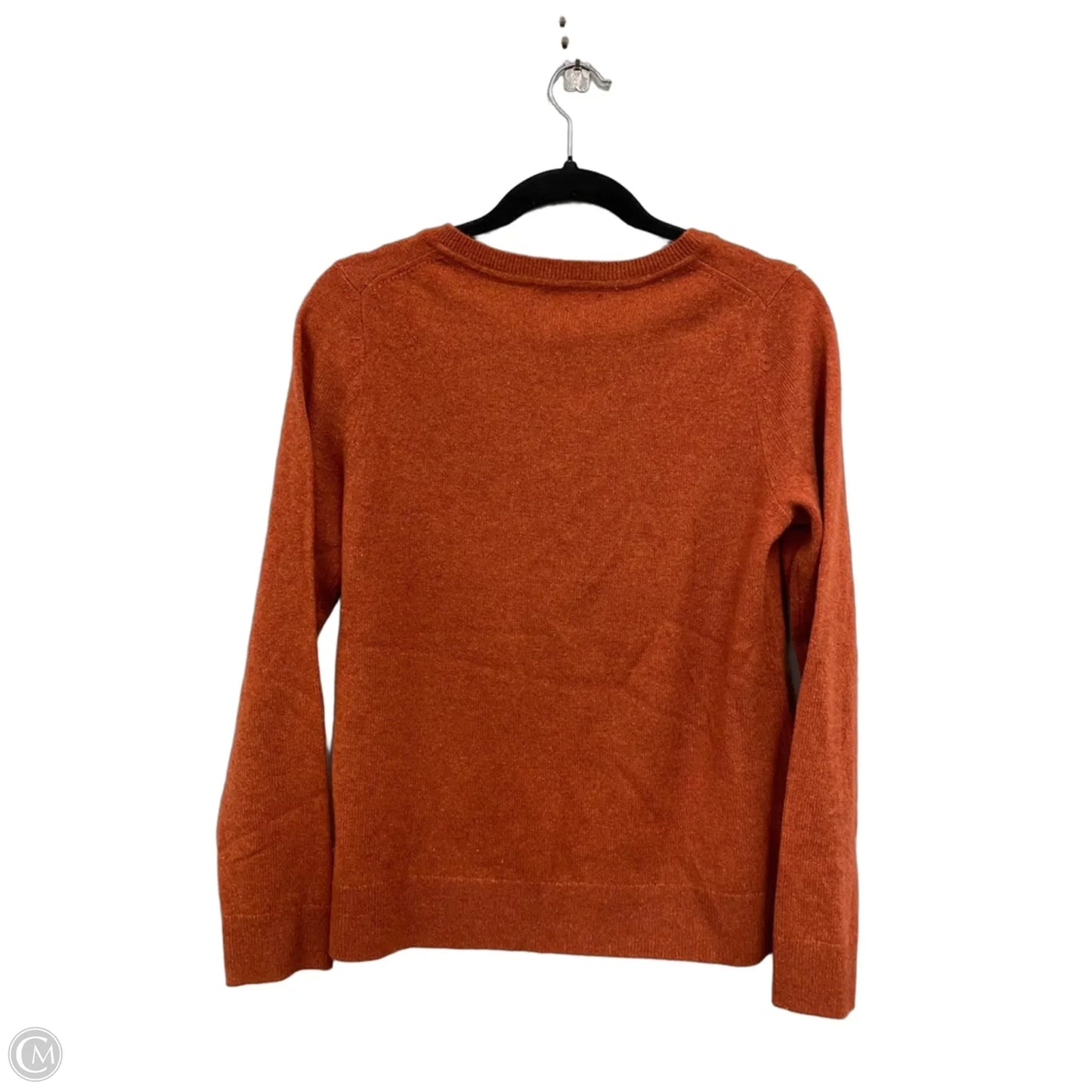 Sweater Cashmere By Tahari In Orange, Size: M