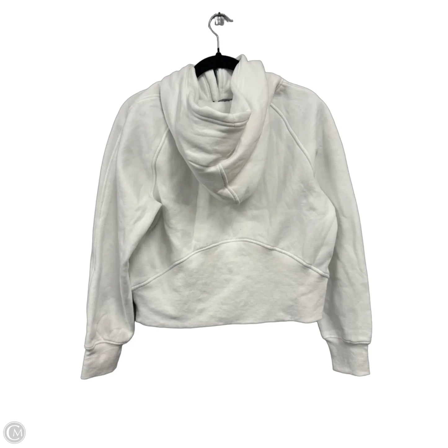 Athletic Sweatshirt Hoodie By Trendy Queen In White, Size: S