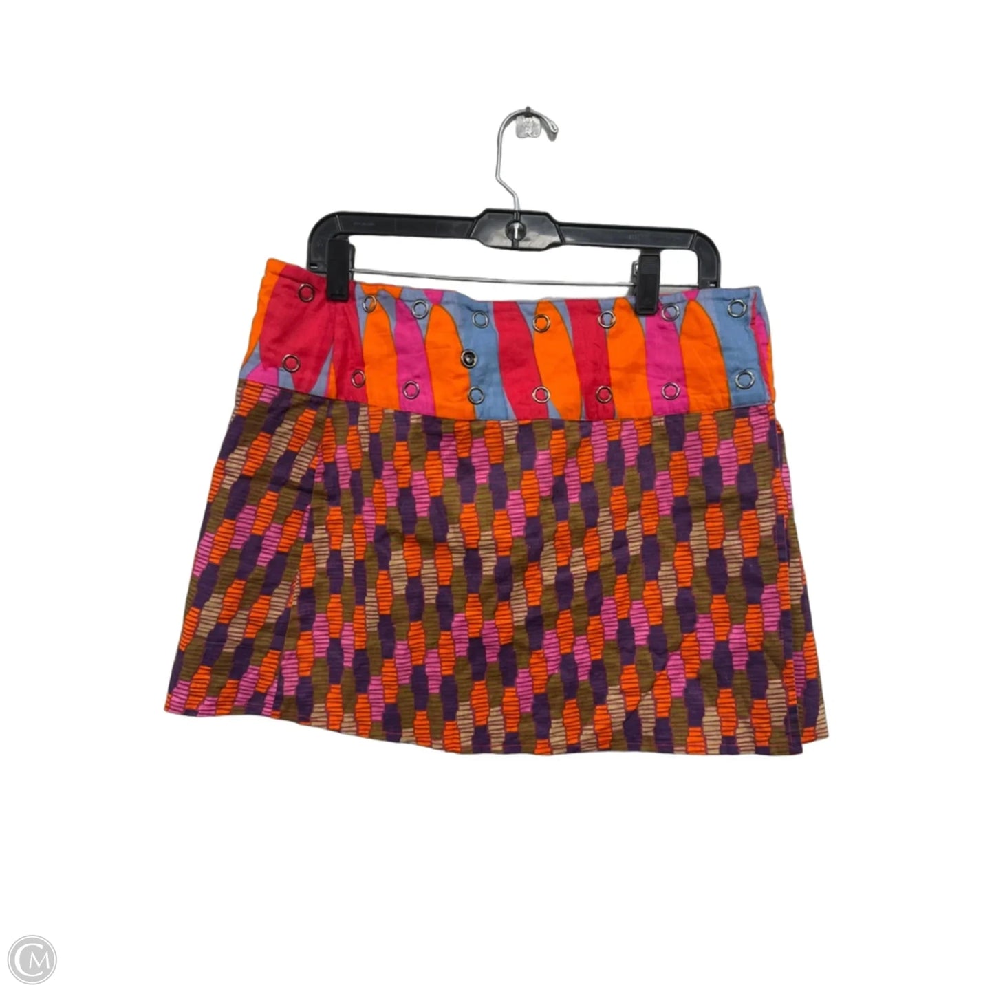 Skirt Mini & Short By Clothes Mentor In Orange & Purple, Size: Osfm