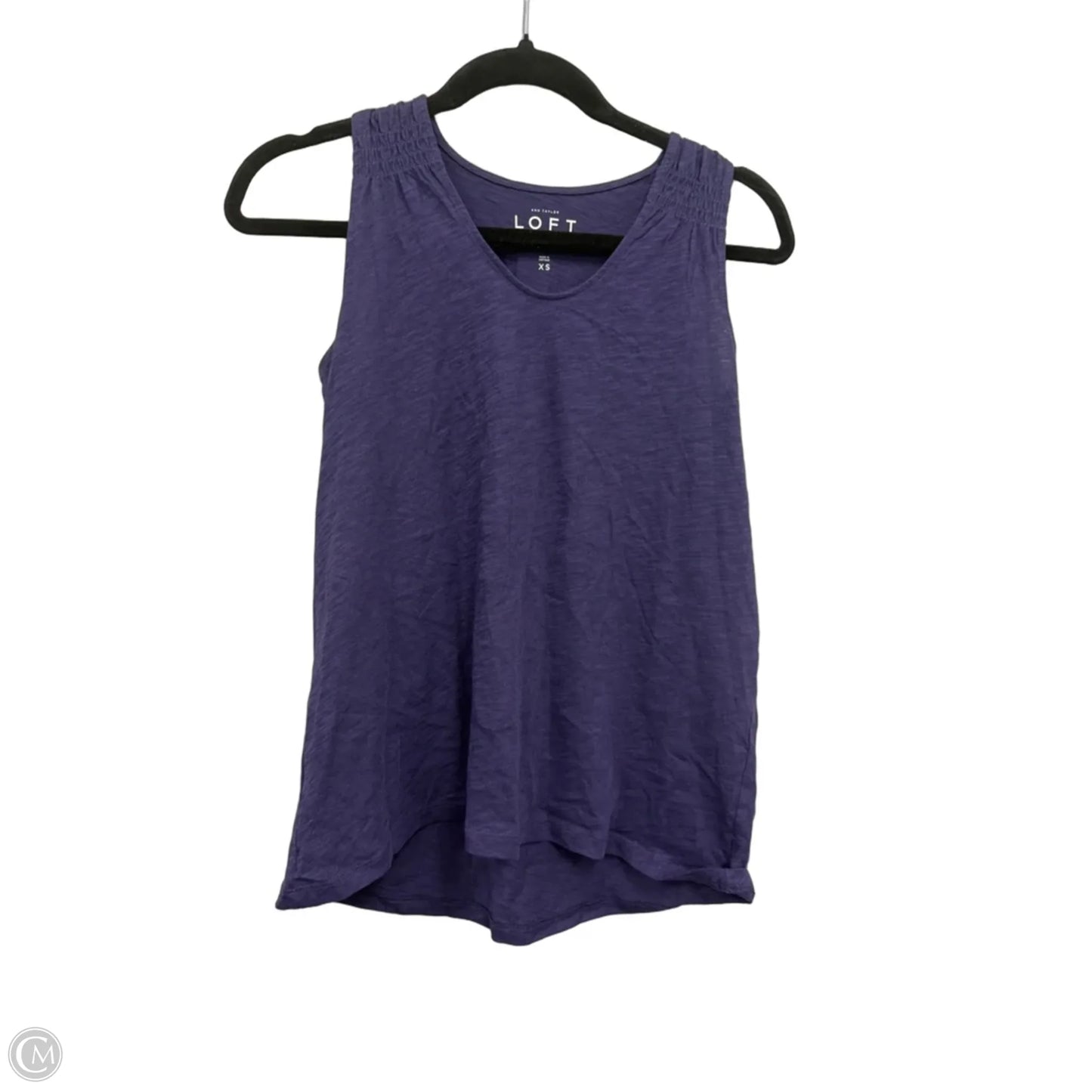 Top Sleeveless Basic By Loft In Purple, Size: Xs
