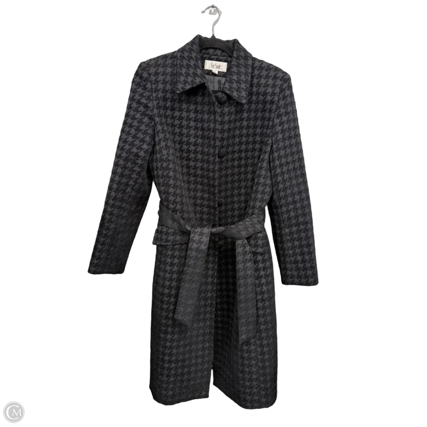 Coat Peacoat By Le Suit In Black, Size: 10