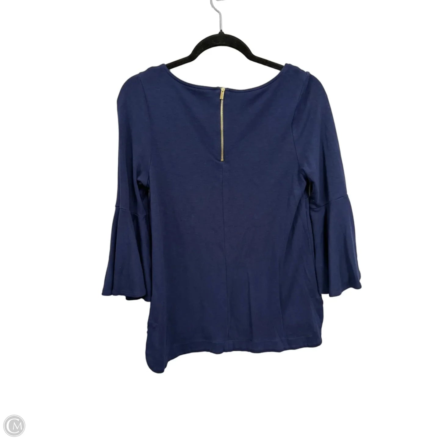 Top Long Sleeve By Crown And Ivy In Navy, Size: S
