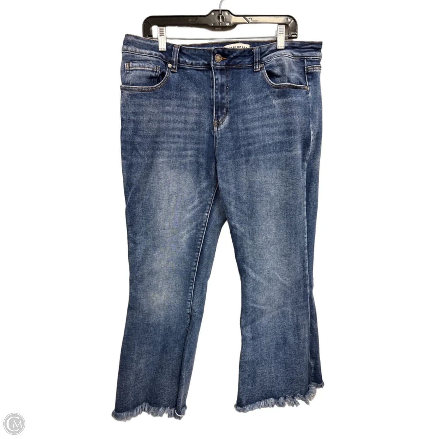 Jeans Wide Leg By Clothes Mentor In Blue Denim, Size: 14