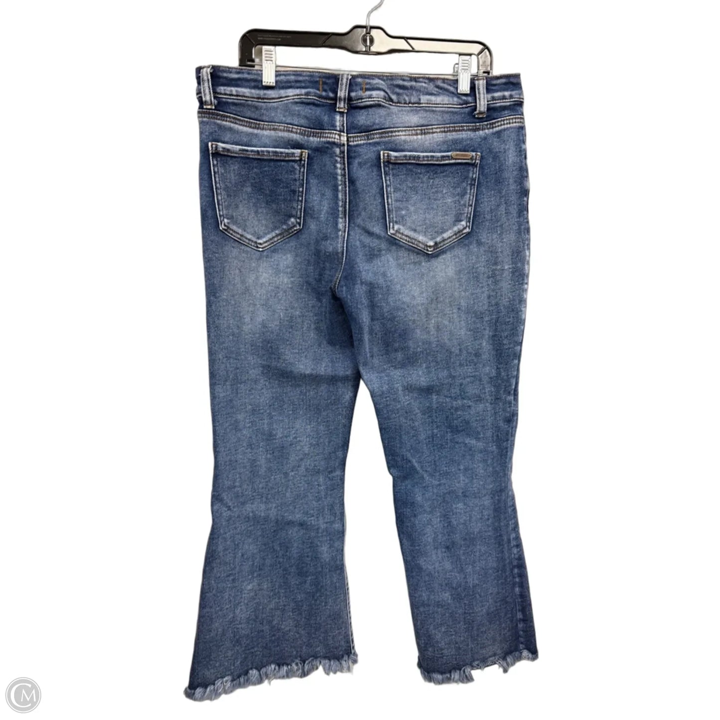 Jeans Wide Leg By Clothes Mentor In Blue Denim, Size: 14
