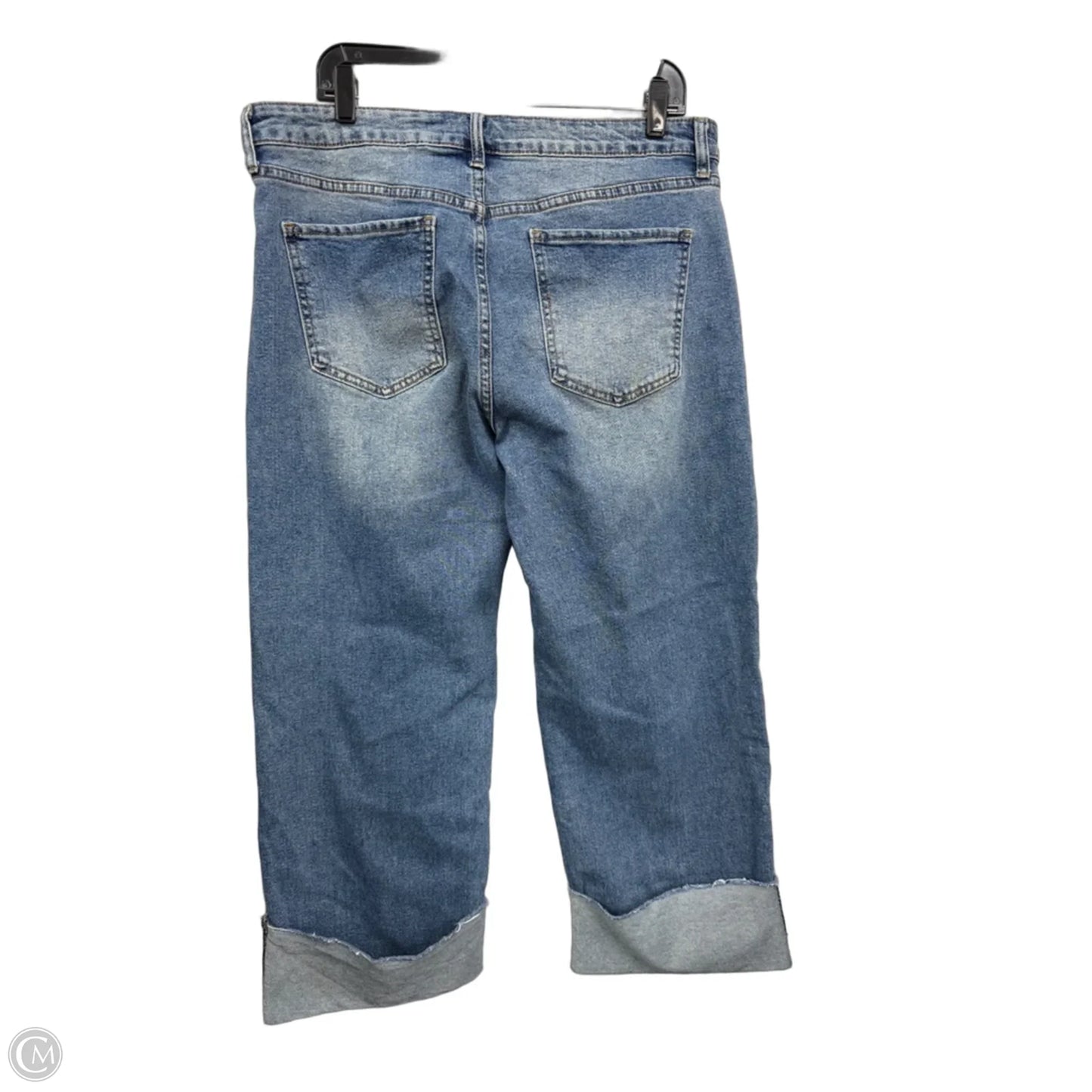 Jeans Wide Leg By Song In Blue Denim, Size: 14