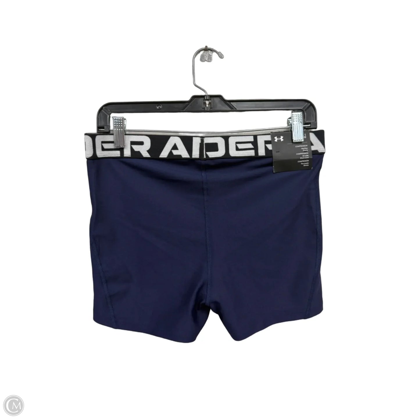 Athletic Shorts By Under Armour In Navy, Size: L