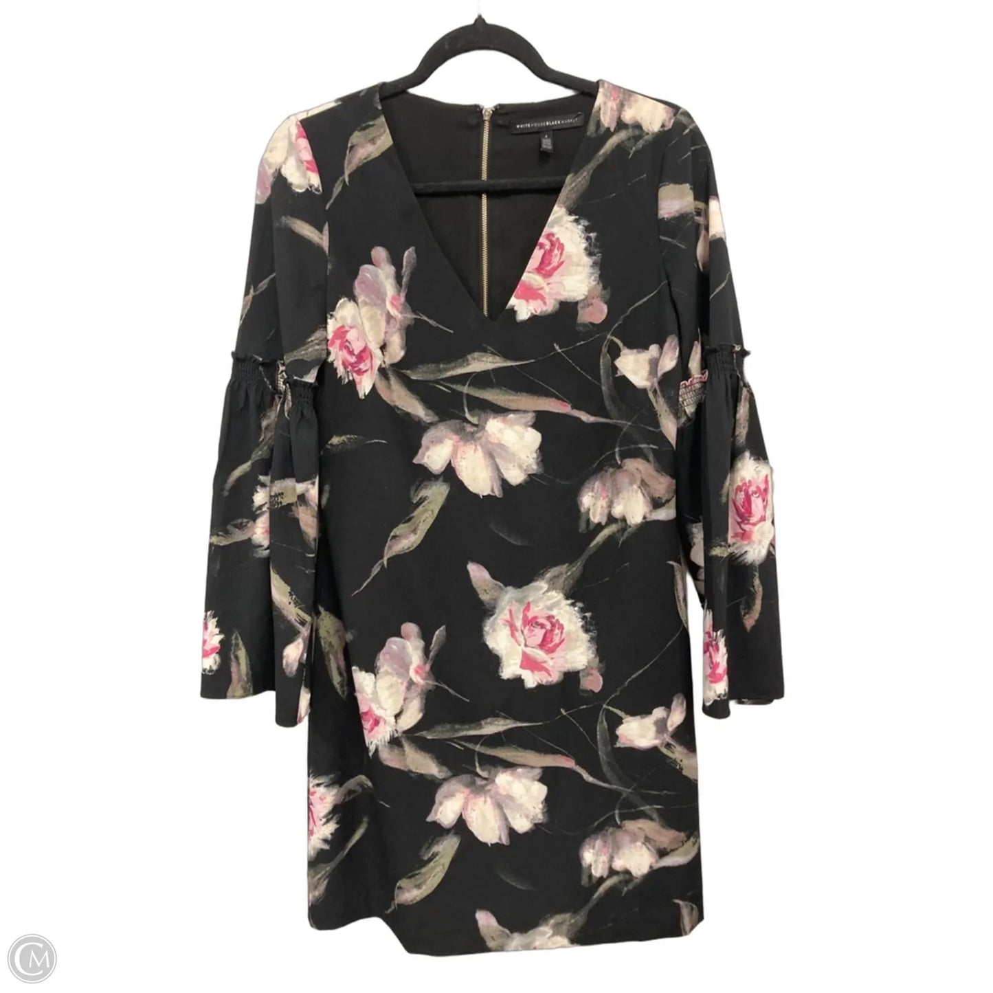 Dress Casual Short By White House Black Market In Black & Pink, Size: 4