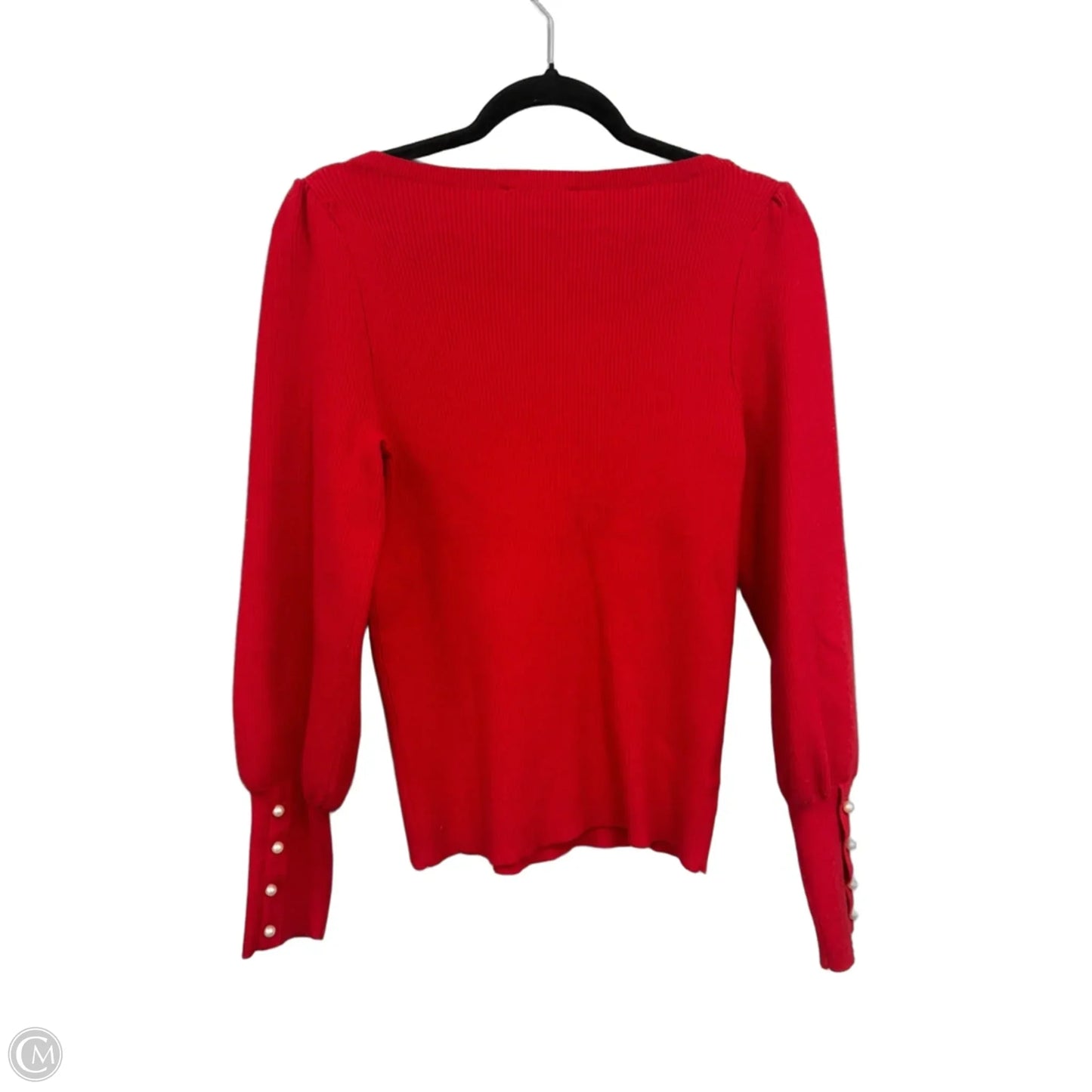 Sweater By Ann Taylor In Red, Size: M