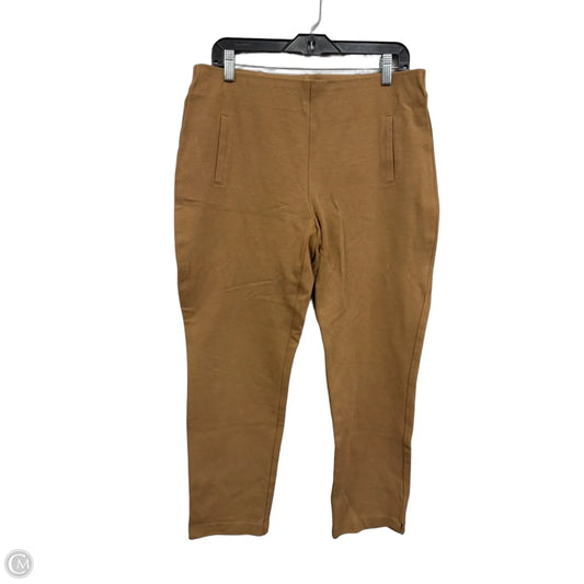 Pants Leggings By Chicos In Brown, Size: 10