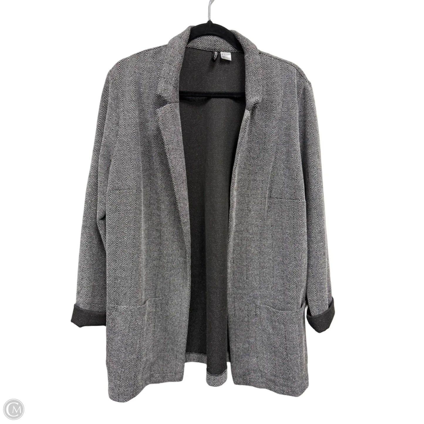 Blazer By Divided In Black & White, Size: L