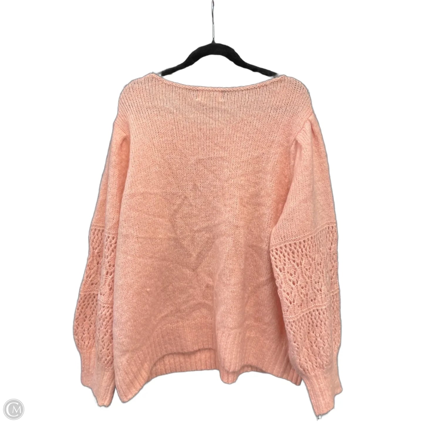 Sweater By Old Navy In Peach, Size: 2x