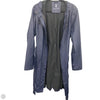 Coat Raincoat By Cmb In Navy, Size: M
