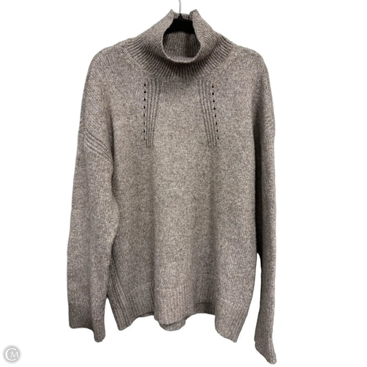 Sweater By Free Assembly In Taupe, Size: L