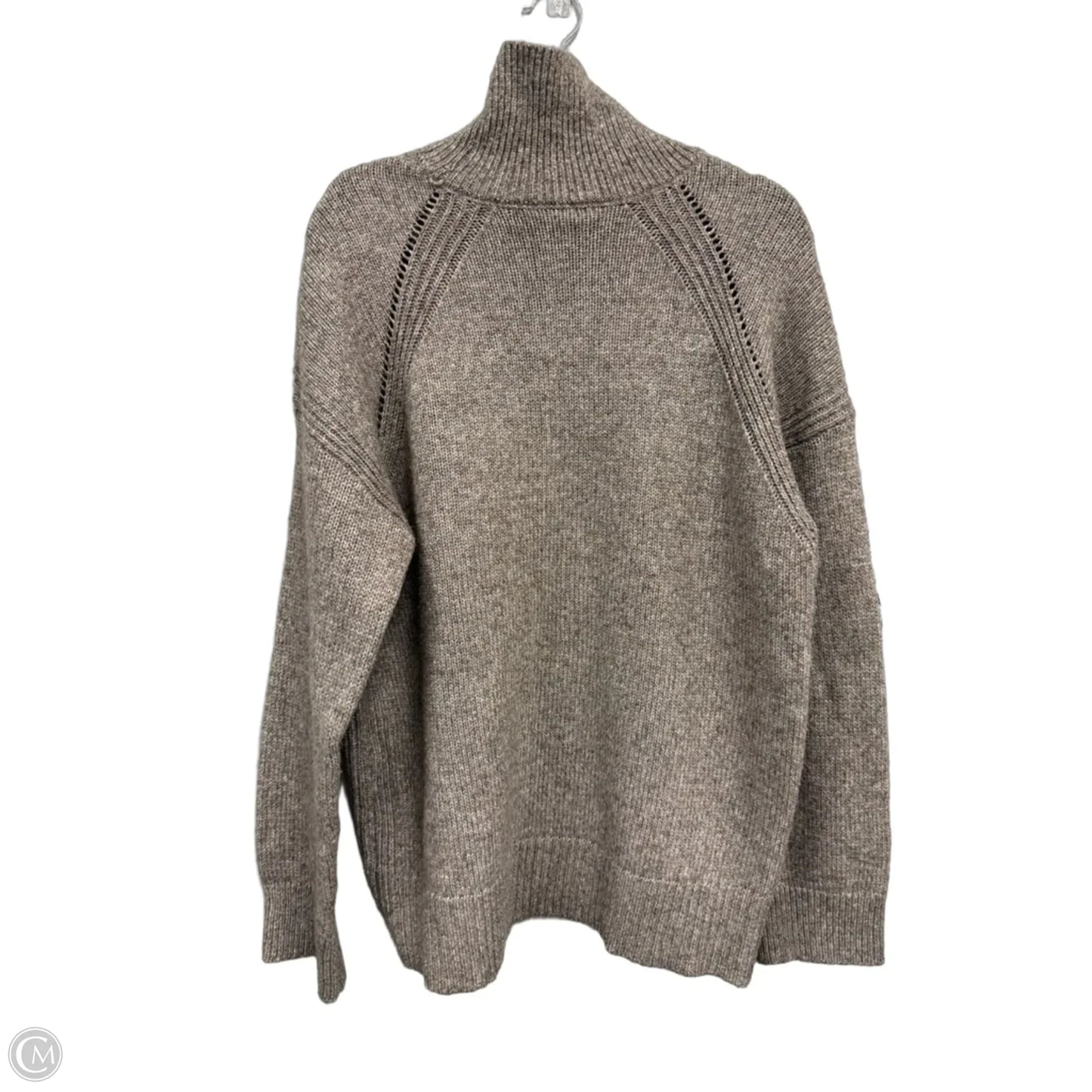 Sweater By Free Assembly In Taupe, Size: L