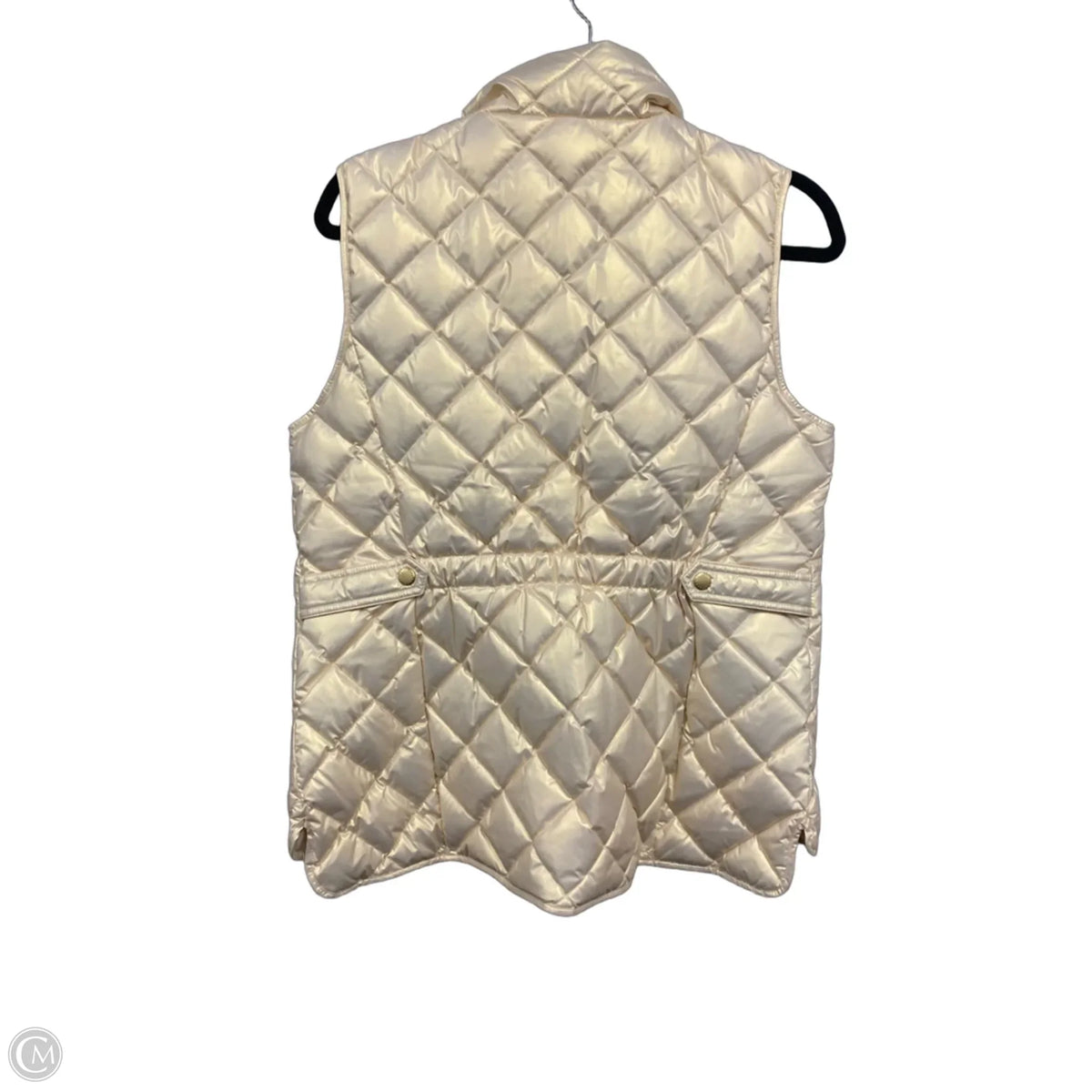 Vest Puffer & Quilted By Talbots In Gold, Size: S
