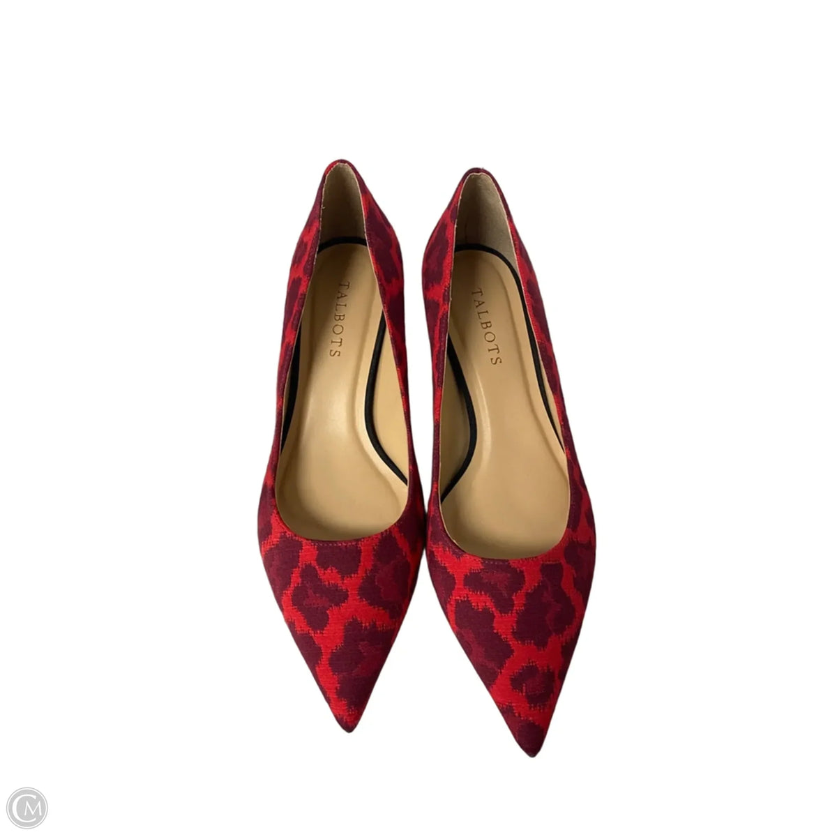 Shoes Heels Kitten By Talbots In Red, Size: 8.5