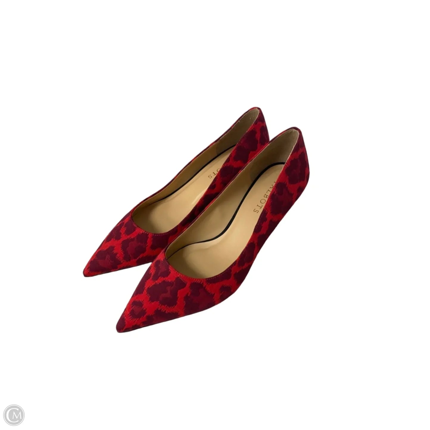 Shoes Heels Kitten By Talbots In Red, Size: 8.5
