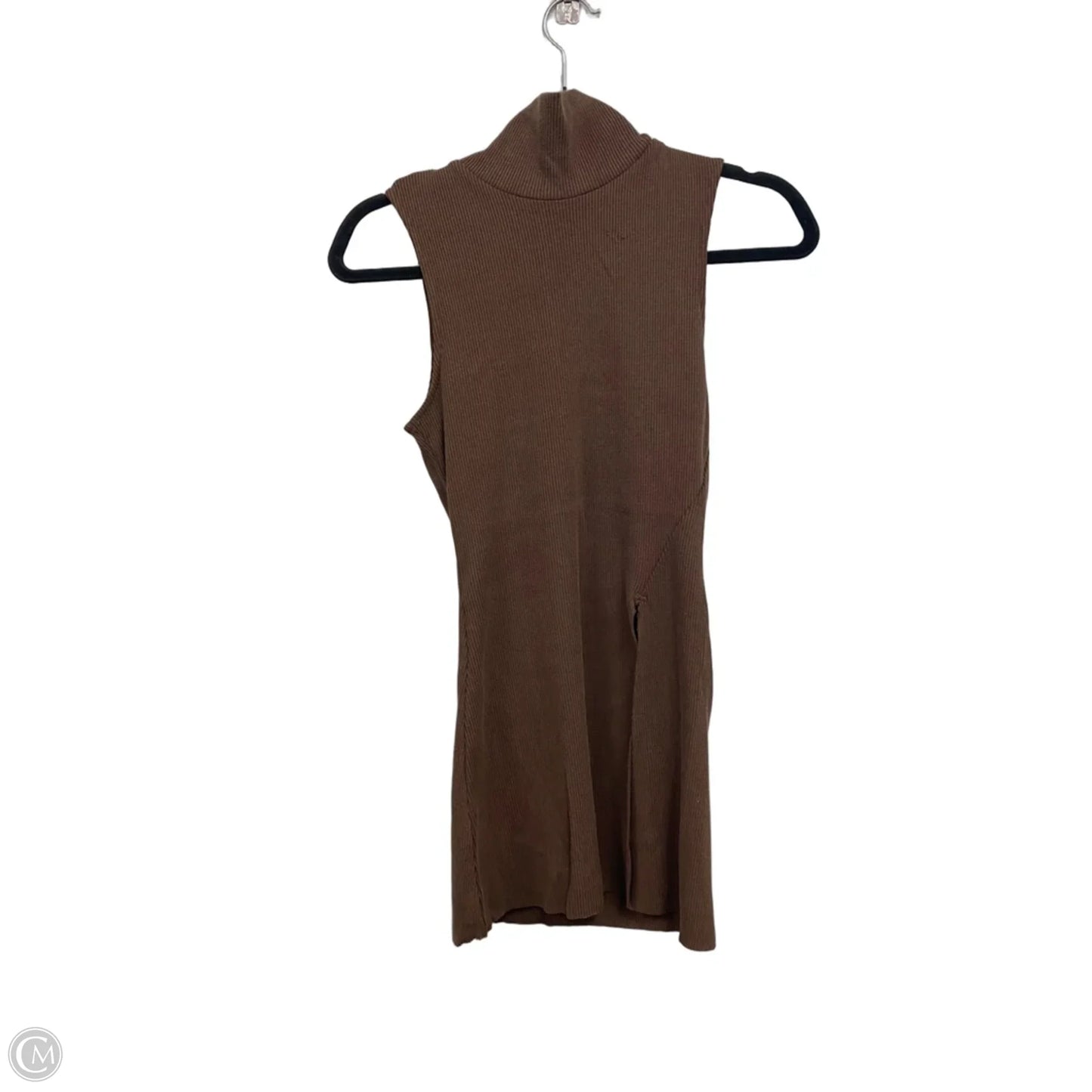 Top Sleeveless By Cma In Brown, Size: S