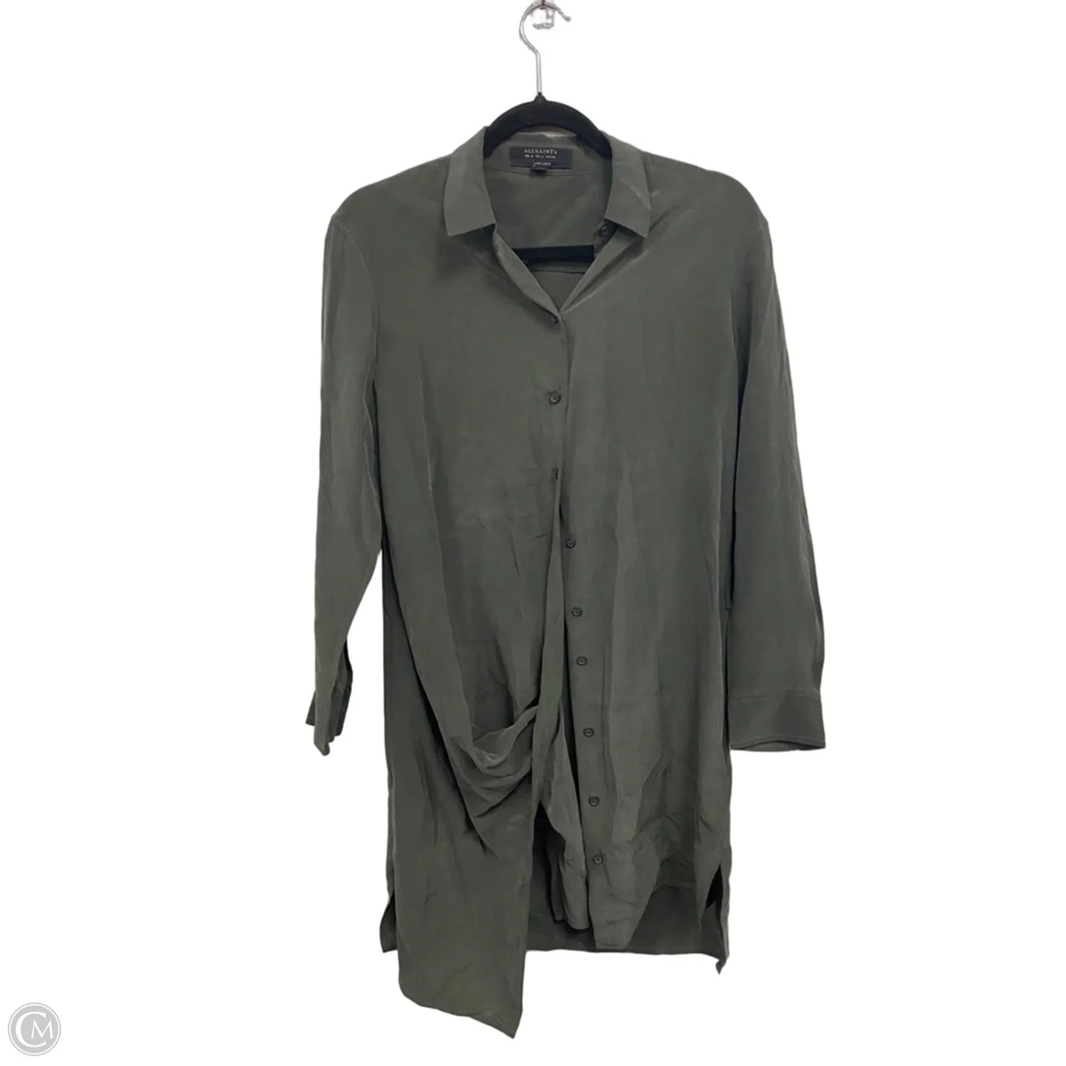 Blouse Designer By All Saints In Green, Size: 2