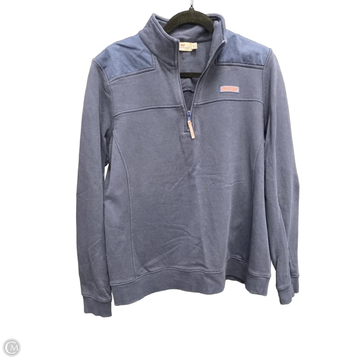 Sweatshirt Collar By Vineyard Vines In Navy, Size: Xl