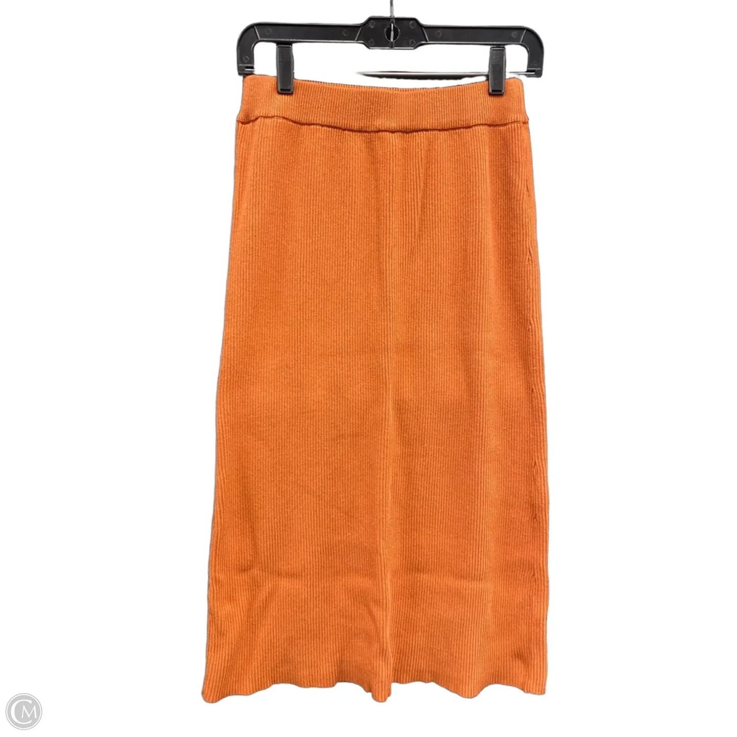 Skirt Midi By Lulus In Orange, Size: L