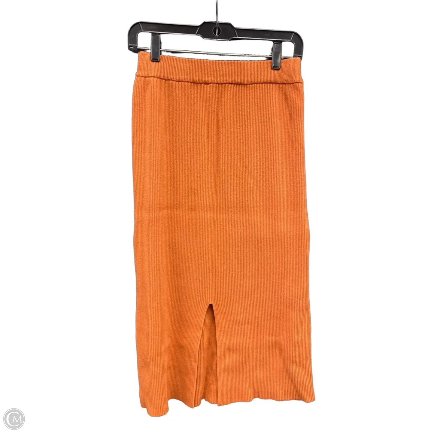 Skirt Midi By Lulus In Orange, Size: L