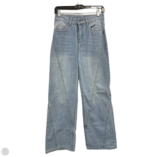 Jeans Wide Leg By Cme In Blue Denim, Size: S