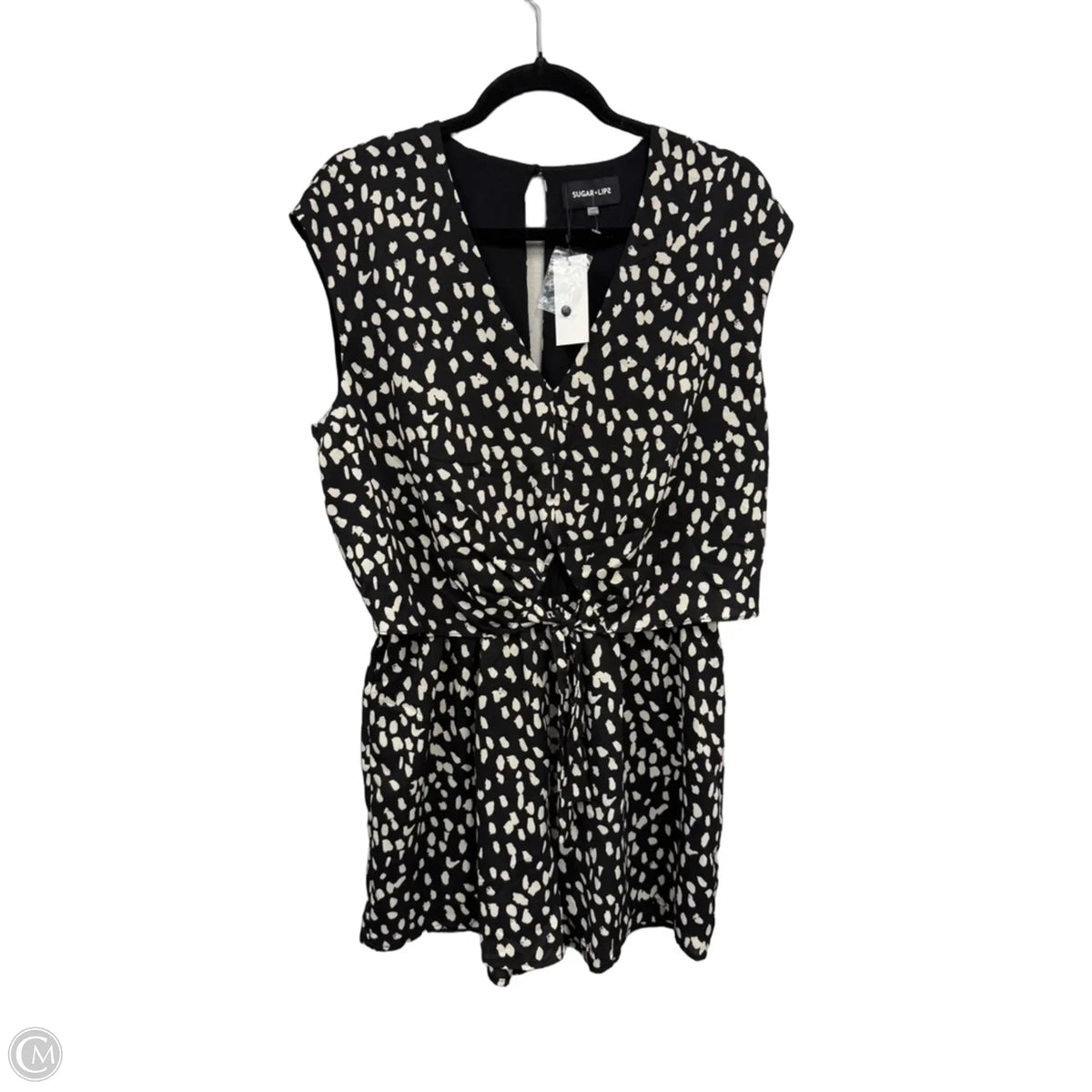 Romper By Sugar Lips In Black & White, Size: S