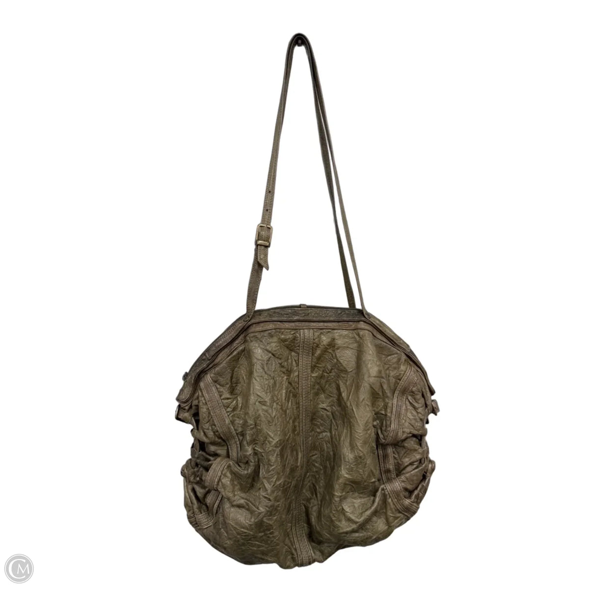 Handbag Leather By Clothes Mentor, Size: Large