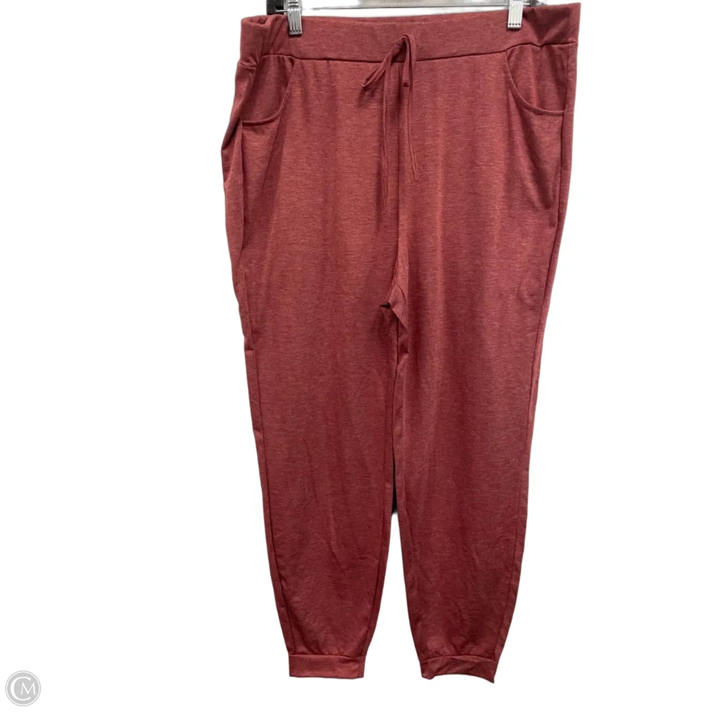 Lounge Set Pants By Shein In Red, Size: 2x