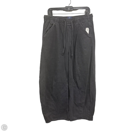 Pants Wide Leg By Gap In Black Denim, Size: S