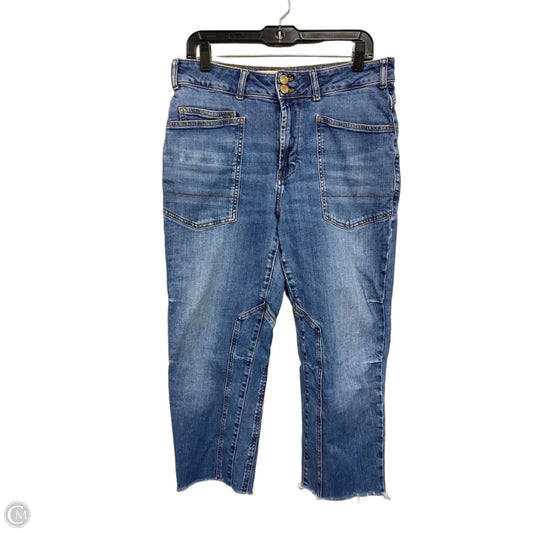Jeans Straight By Pilcro In Blue Denim, Size: 10