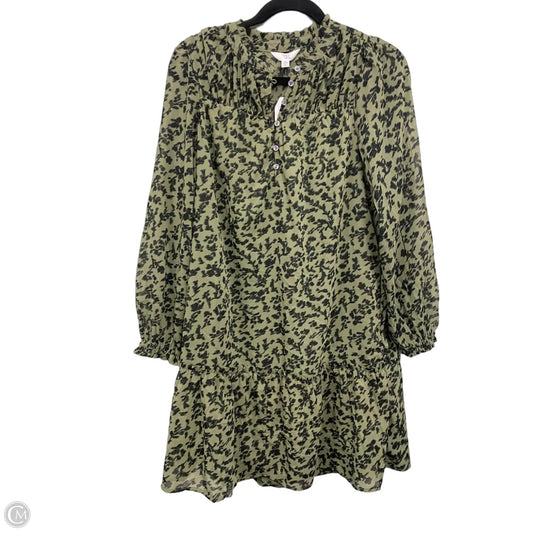 Dress Casual Short By Time And Tru In Green, Size: Xs