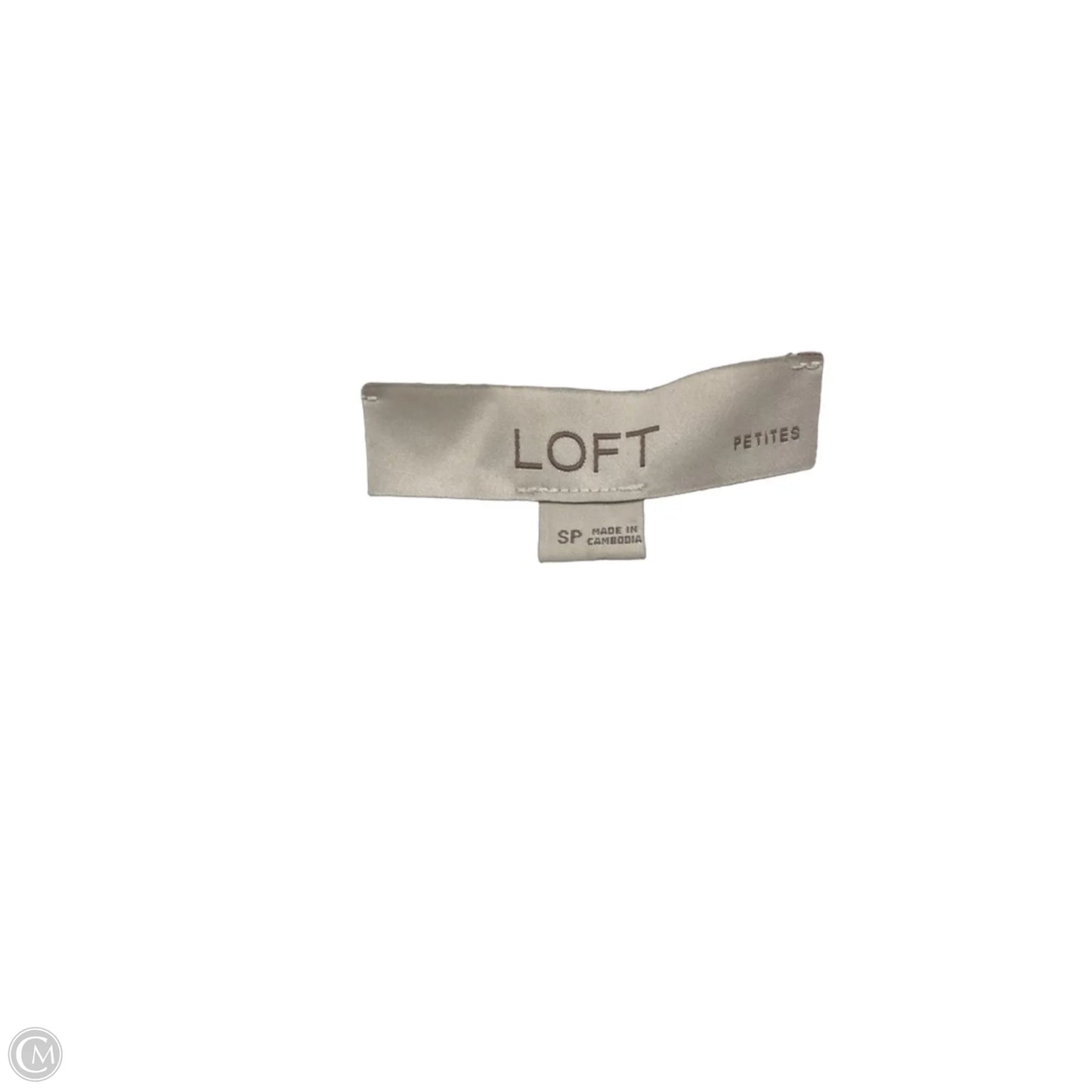Sweater By Loft In Green & White, Size: Sp