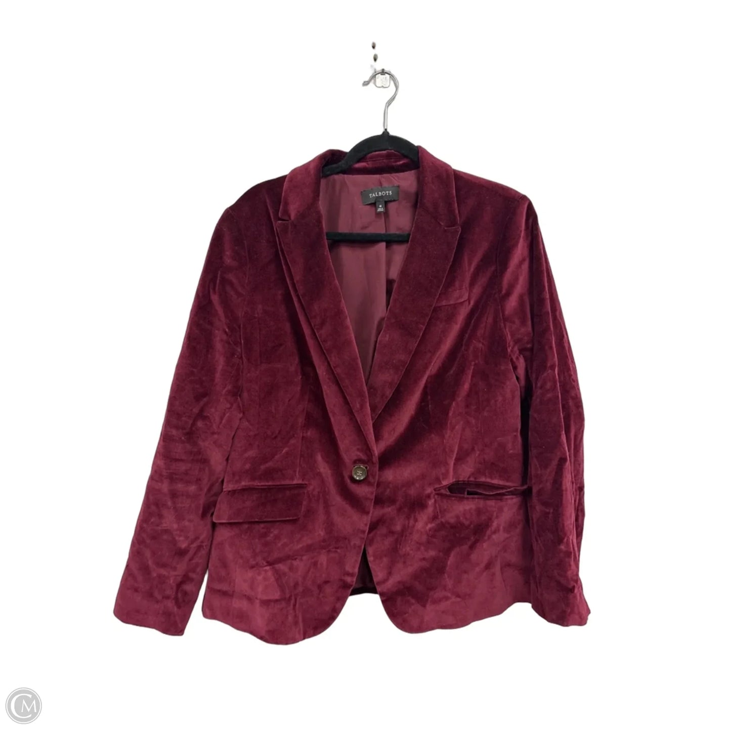 Blazer By Talbots In Maroon, Size: 16