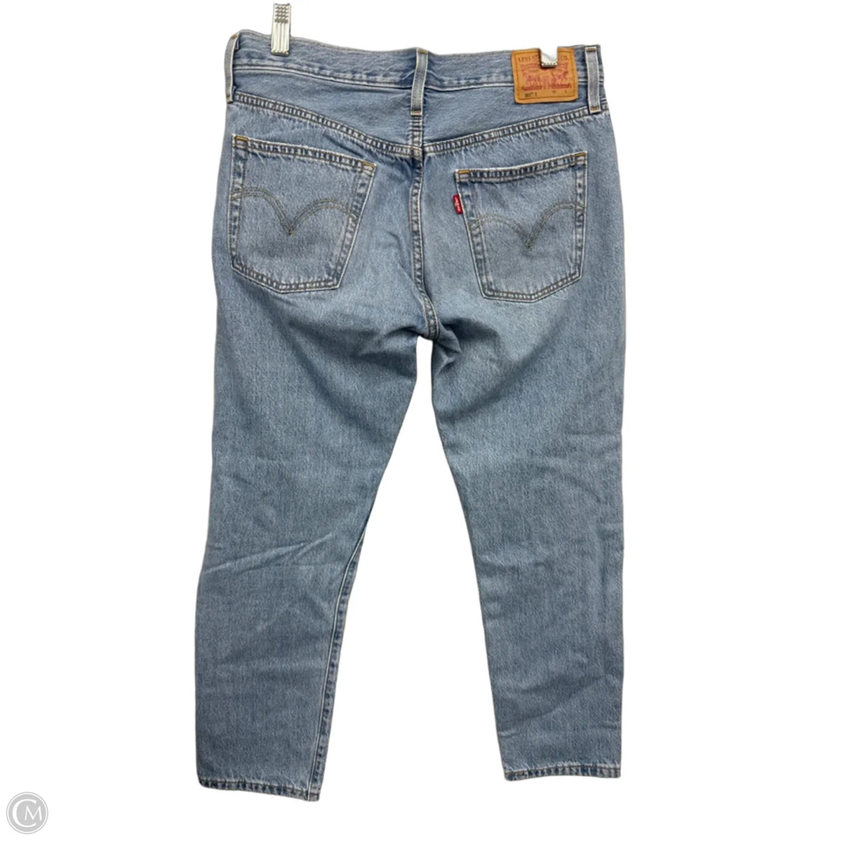 Jeans Straight By Levis In Blue Denim, Size: 6