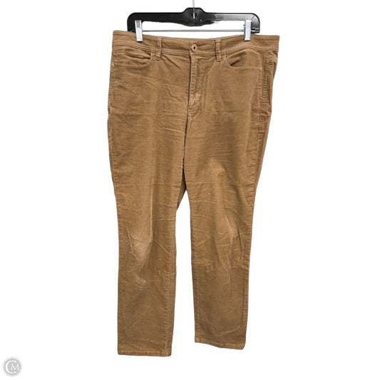 Pants Corduroy By J. Jill In Tan, Size: 12