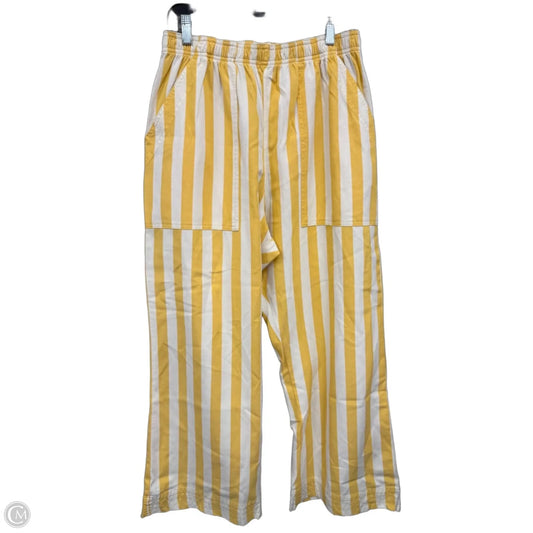 Pants Other By Cmb In White & Yellow, Size: L