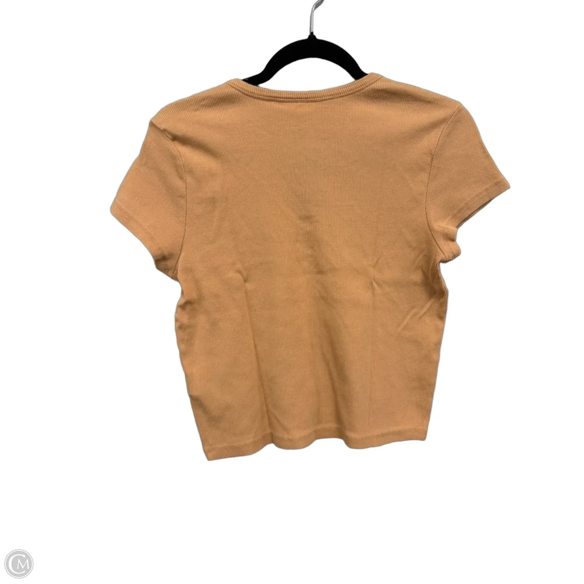 Top Short Sleeve Basic By Maeve In Tan, Size: Xl